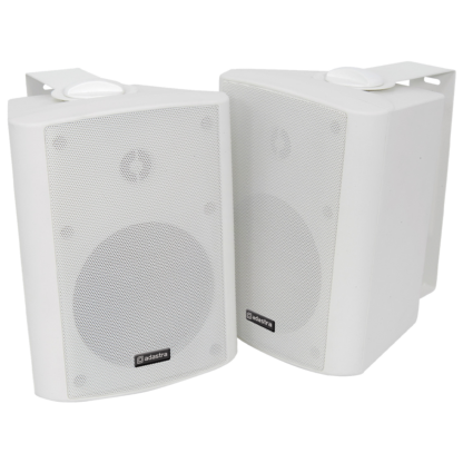 Adastra BC5-W white 45W 8Ω black wall cabinet speakers (pair)