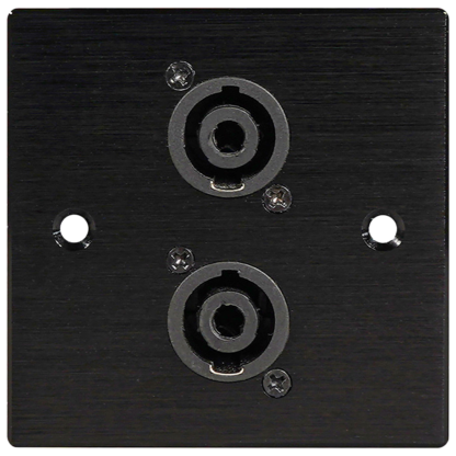 Eagle F267VS twin 4 pole speaker sockets on single gang wallplate