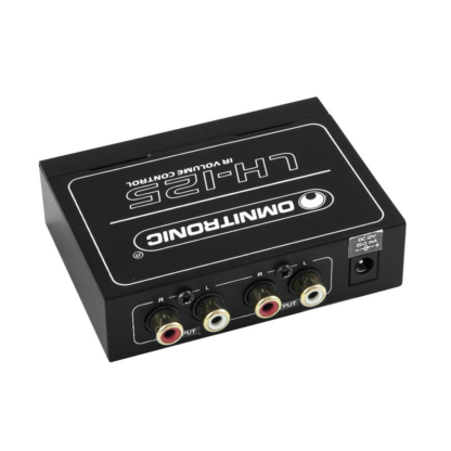 Omnitronic LH-125 stereo volume controller with IR remote control