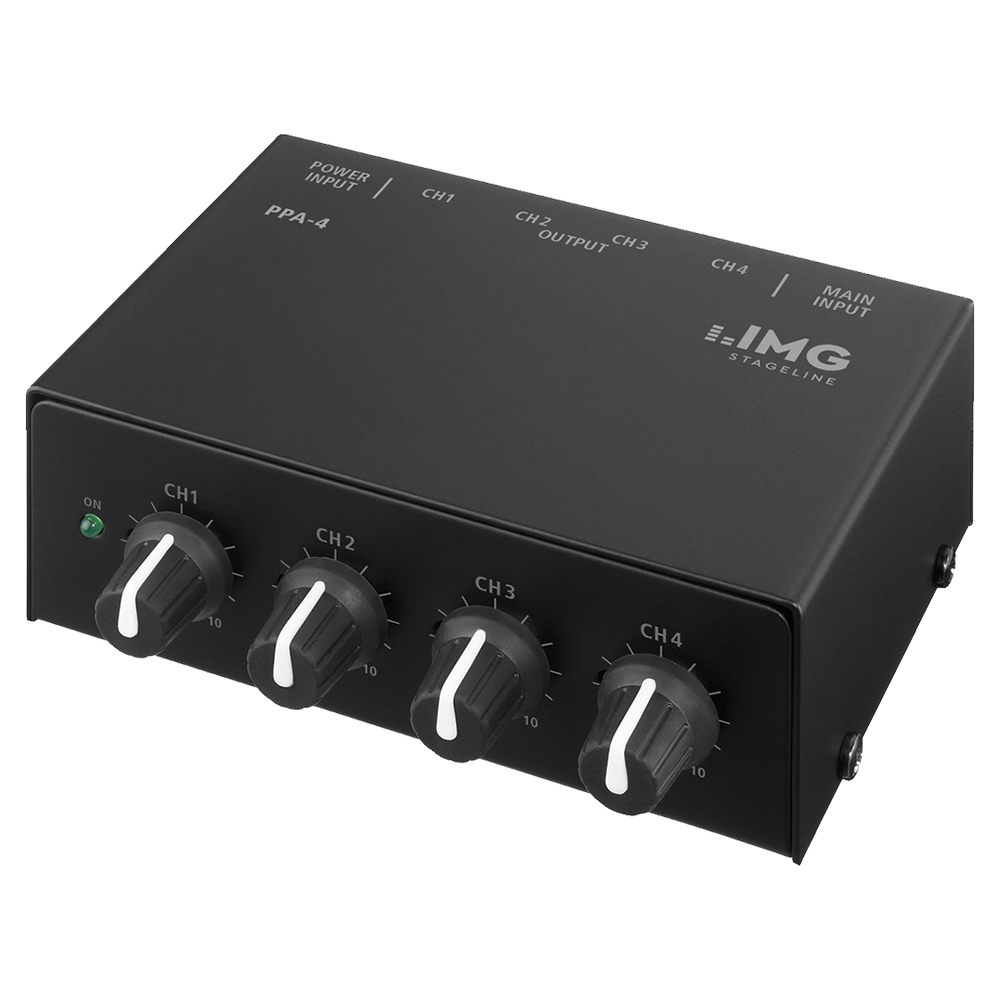 IMG Stageline PPA-4 4-way stereo headphone amplifier