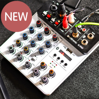 Citronic Q-PAD compact mini mixer with USB, Bluetooth and audio interface