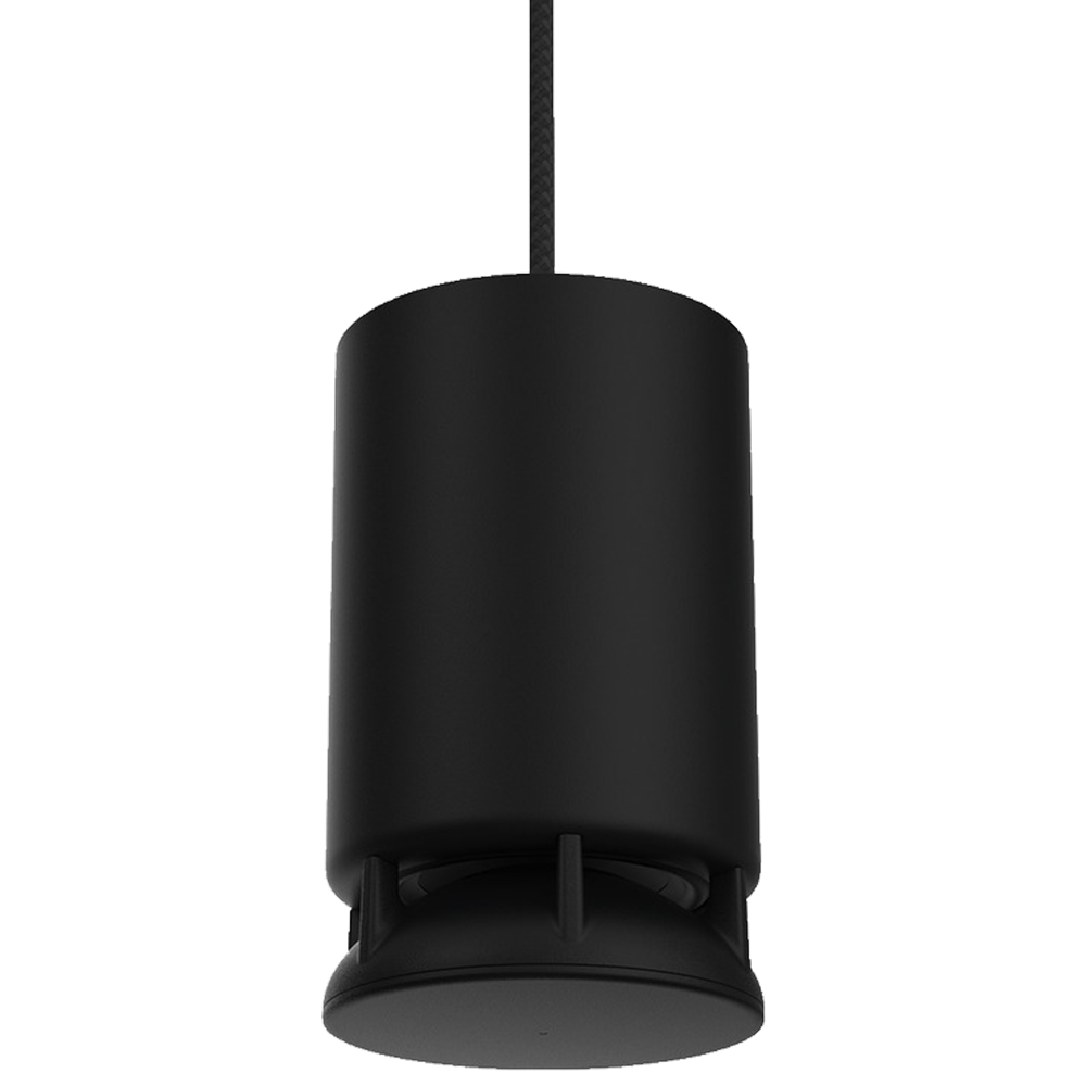 Spottune Omni Cord black wireless 360° pendant speaker