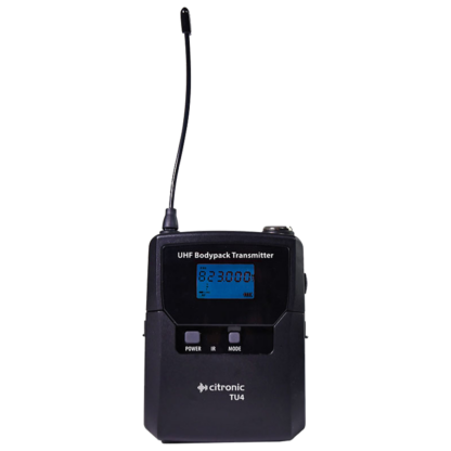 Citronic TU4-N blue bodyworn transmitter