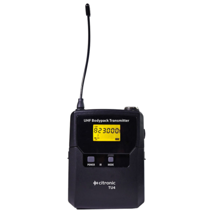 Citronic TU4-N yellow bodyworn transmitter