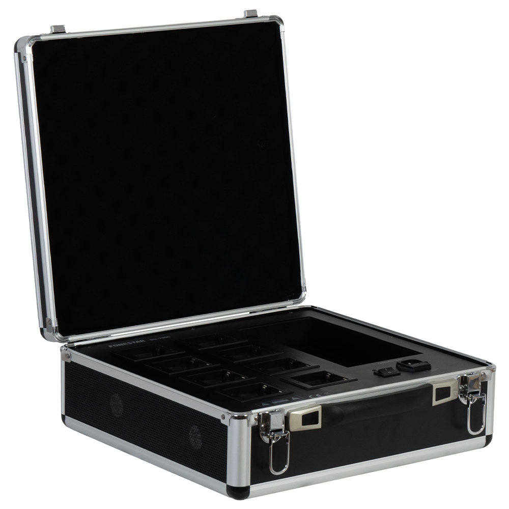 Fonestar SCI-790C 8-battery charging carry case for SCI series conference system units