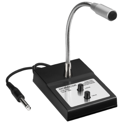 Monacor ECM-200 PA desktop microphone with gooseneck